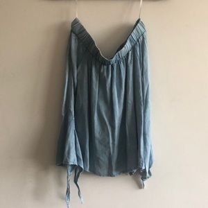 Soft Denim Style Blouse